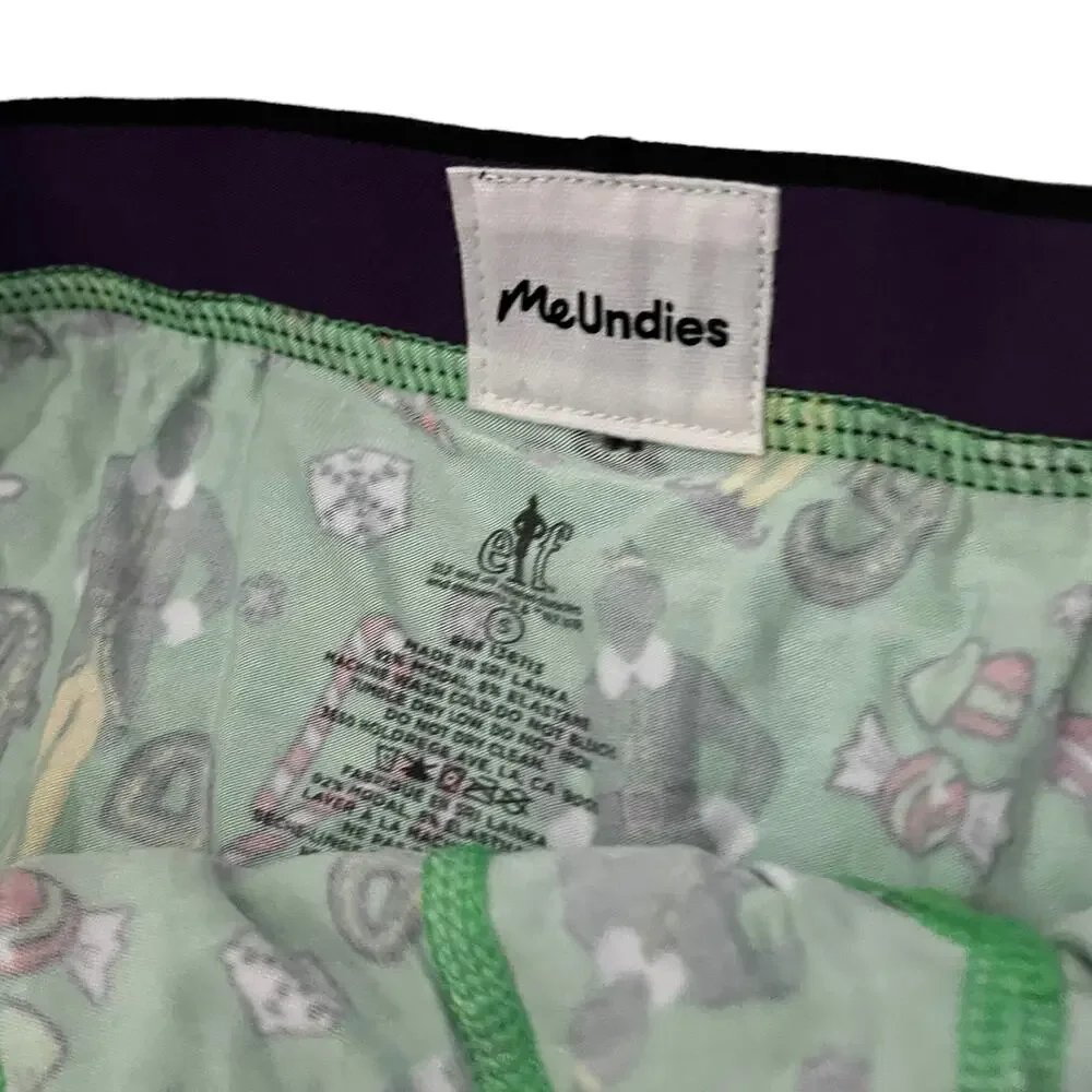 MeUndies Elf Holiday Print Boxer Brief Underwear Size Small